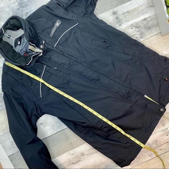 Spyder X5Cap G11 Black Ski Snowboard Shell jacket size M/L - Picture 2 of 16